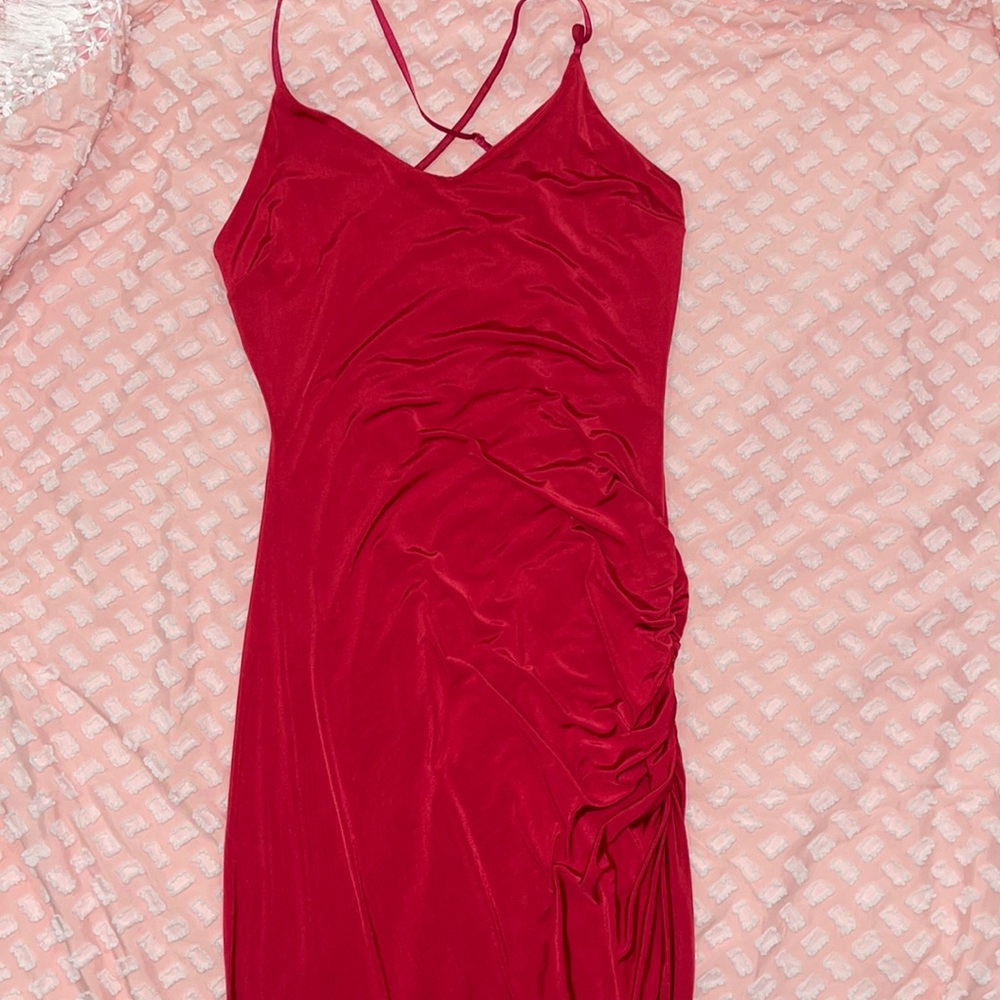 Red Midi Dress